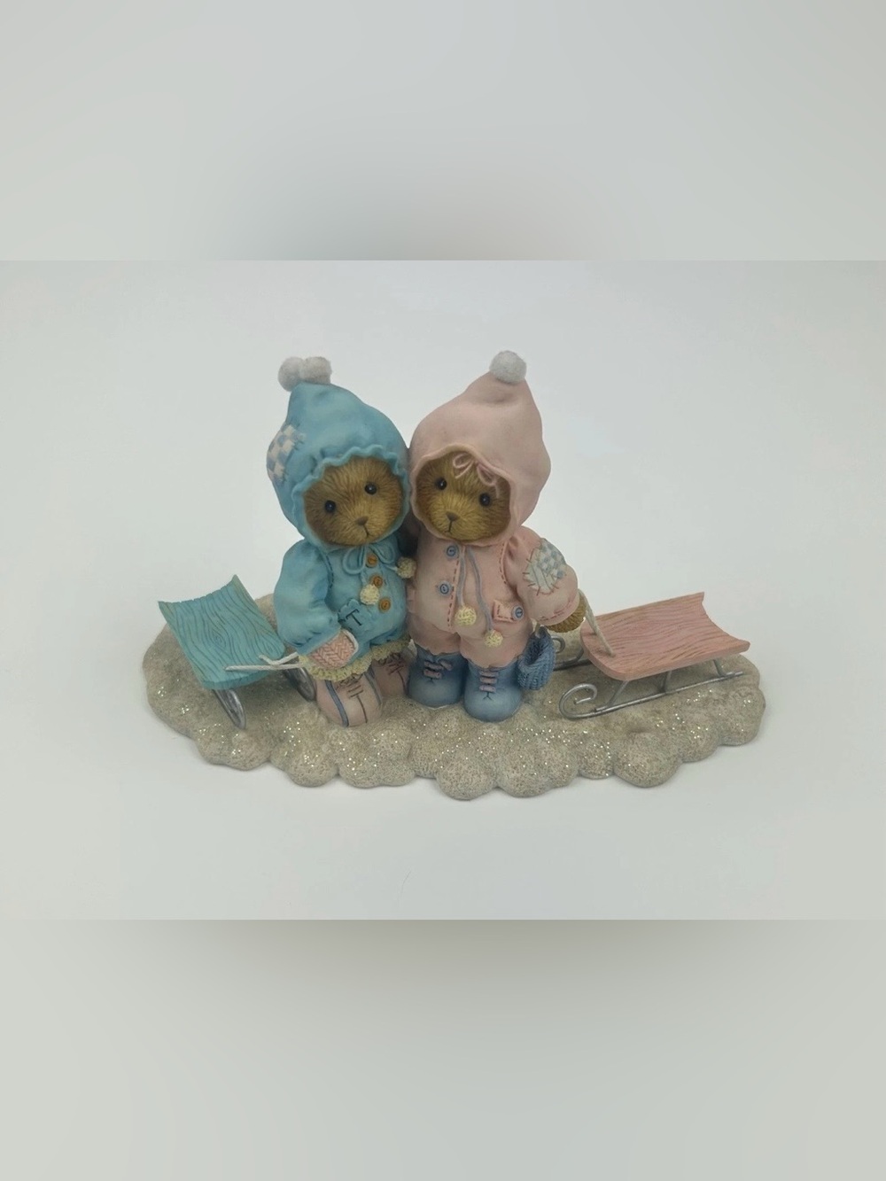 Cherished Teddies Our Friendship Is Snow Much Fun Mariah & Celene Signed 4006777